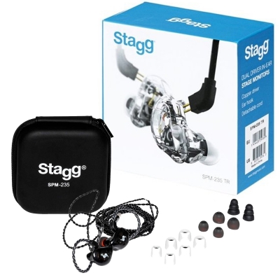 Fone de Ouvido Stagg SMP-235 TR Cinza