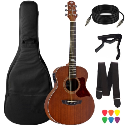 Violão Strinberg Sm200 Mahogany Mini Jumbo com Acessórios