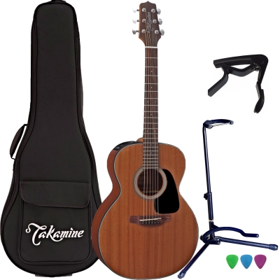 Violão Takamine GX11 ME MGS & TP4T Com Capa+Tripe+Capotraste