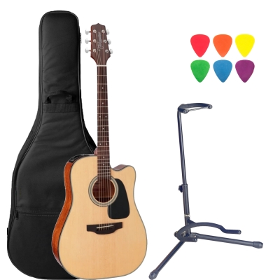 Violão Takamine GD12 ce Natural Satin Fosco TP4T Folk + Capa + Suporte 