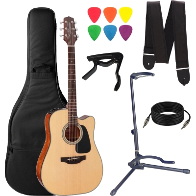 Violão Takamine GD12 ce Natural Satin Fosco TP4T Folk + Acessórios