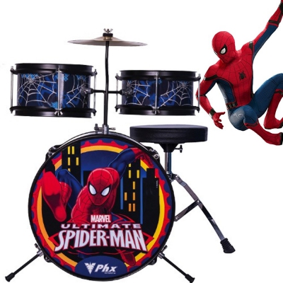 Bateria infantil PHX bim s1 marvel spider 3 azul