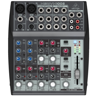 Mesa De Som Analógica Behringer Xenyx 1002 10 Canais