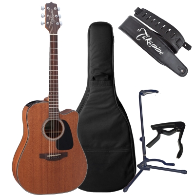 Violão Takamine GD11MCE NS & TP4T + Capa + Suporte + Capotraste + Correia 
