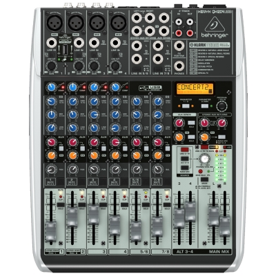 Mesa de Som Behringer Xenyx QX1204 Usb 12 Canais 