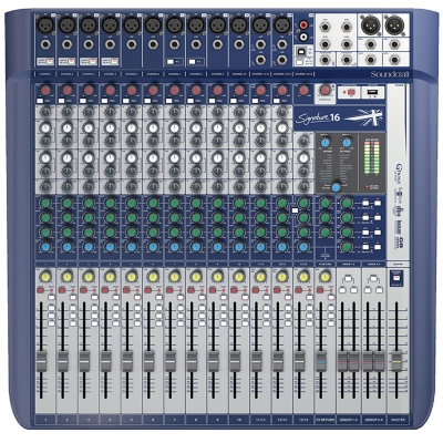 Mesa de Som Analógica Soundcraft Signature 16 Canais
